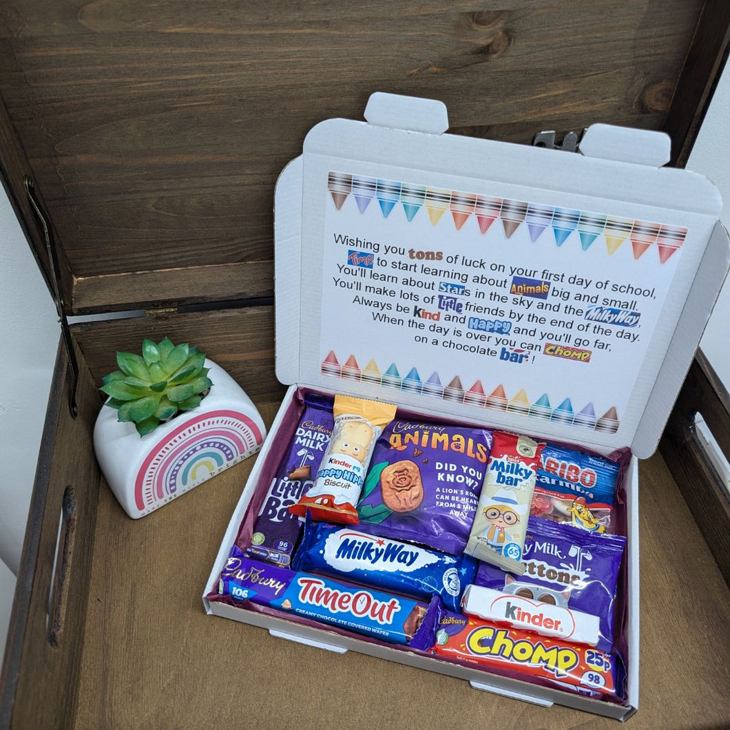 First Day of School Chocolate Poem Letterbox Gift