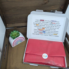 Load image into Gallery viewer, Good Luck with your exams Chocolate Poem Letterbox Gift - Personalised Good Luck Box!
