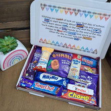 Cargar imagen en el visor de la galería, First Day of School Chocolate Poem Letterbox Gift
