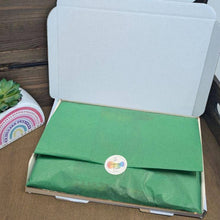 Load image into Gallery viewer, Mint Chocolate Letterbox Gift from The Happiness Box with assorted mint chocolates.
