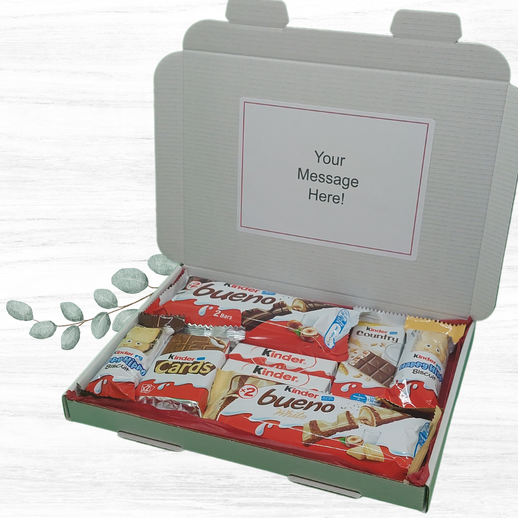 Kinder Gift Box | Kinder Letterbox Hamper Kinder Chocolate Present Treat  Gift