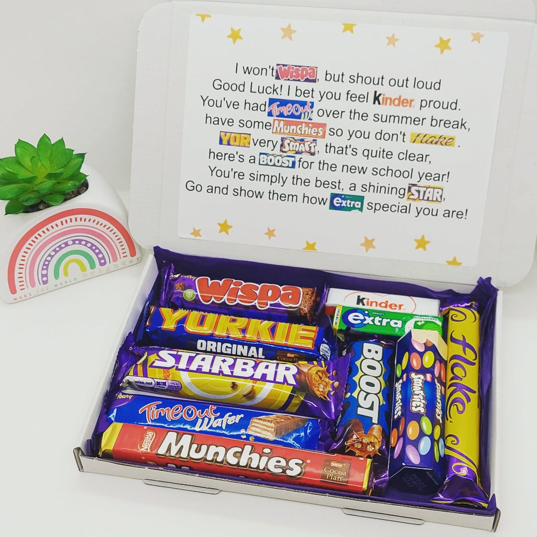 Back To School Chocolate Poem Letterbox Gift – The Happiness Box